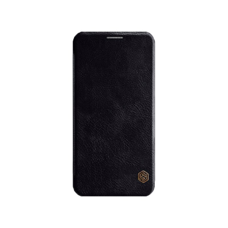 Husa Nillkin compatibil cu Samsung Galaxy A6s, Qin Leather Case, Black