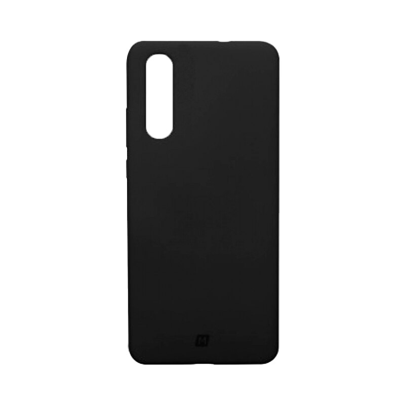 Husa Momax compatibil cu Huawei P30, Silicone Case, Black