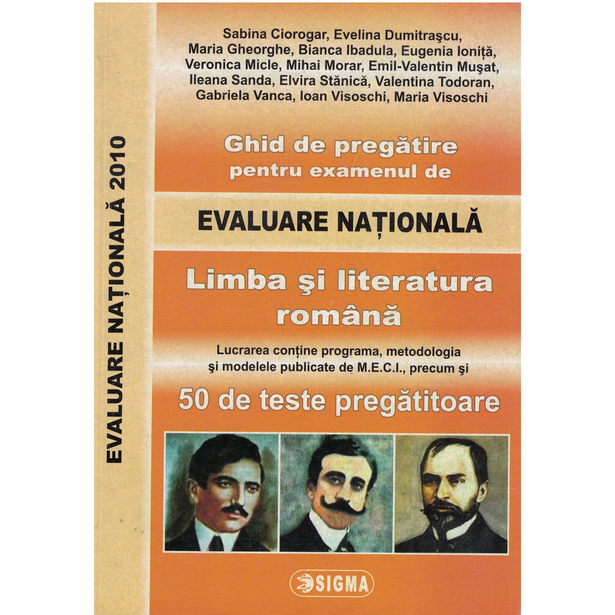 Evaluare nationala limba si literatura romana 2010 - Colectiv