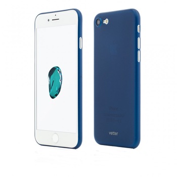 Husa compatibil cu iPhone SE (2020), 8, 7, Clip-On, Ultra Thin Air Series, Blue Husa compatibil cu iPhone SE (2020), 8, 7, Clip-On, Ultra Thin Air Series, Blue