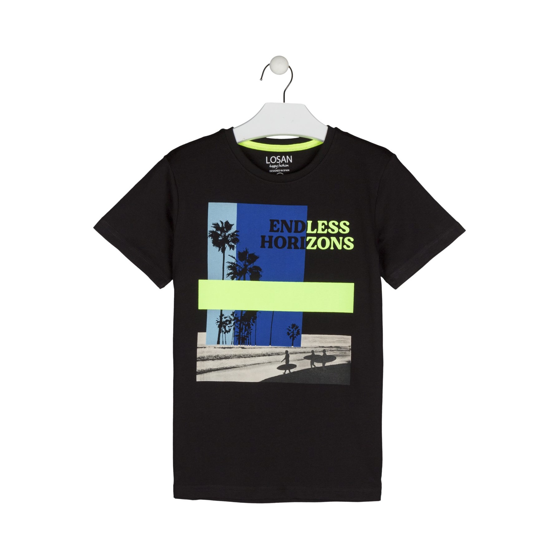 Tricou maneca scurta, Negru , Endlees Horizons