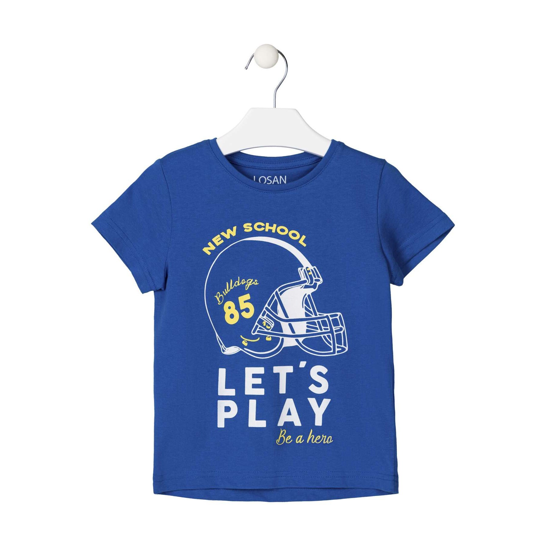 Tricou maneca scurta, Let's Play, Baieti, Albastru inchis