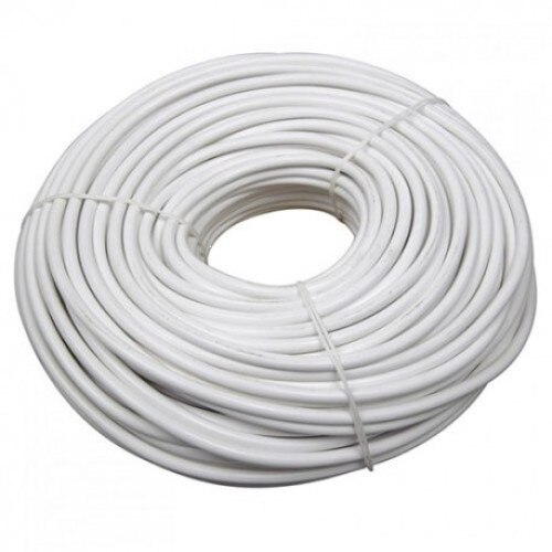 Cablu electric, flexibil, plat, alb, 2 conductori, 2x0,75mm, myyup, H03VVH2-F, 100m, smartsystem