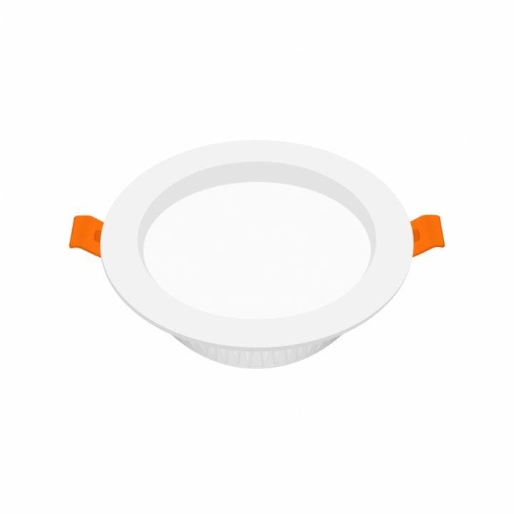 Spot led incastrat, rotund, alb, 12w,1200lm, led Samsung, 3000k, ip20, decupaj 93mm, diametru 120mm BR-BP13-01200 Braytron Plus