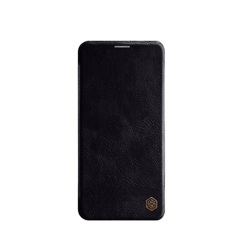 Husa Nillkin compatibil cu Samsung Galaxy A60, Qin Leather Case, Black