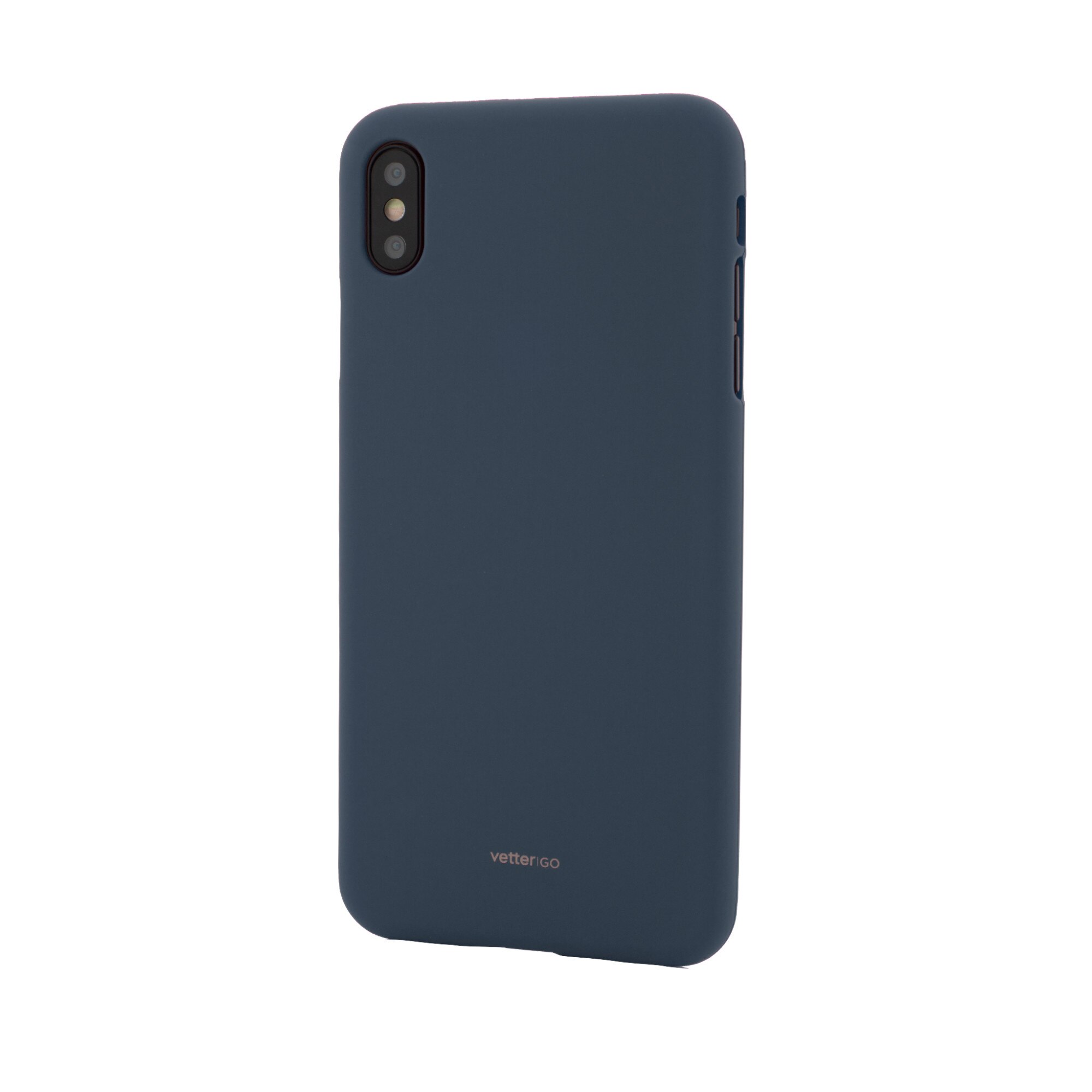 Husa compatibil cu iPhone Xs Max, Vetter GO, Soft Touch, Dark Blue