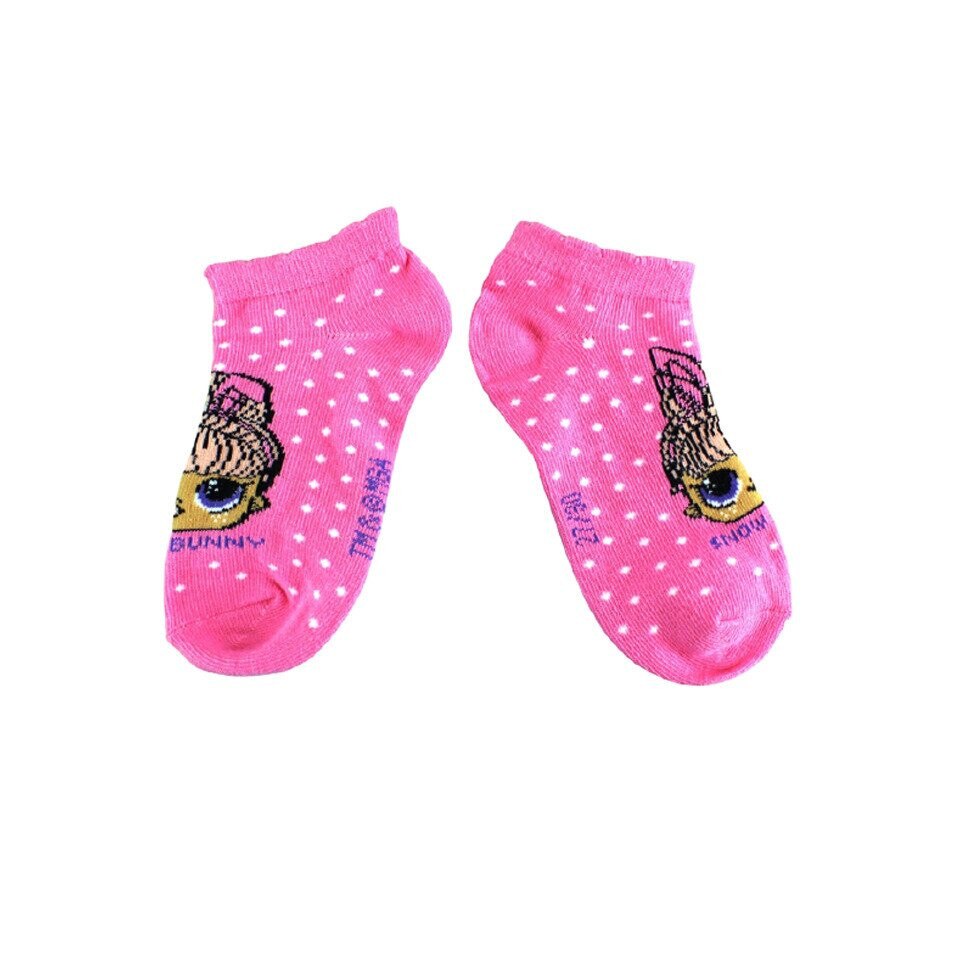 Sosete, Snow Bunny, roz cu buline