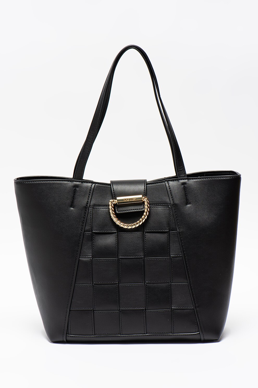 NINE WEST, Geanta shopper din piele ecologica Adler, Negru