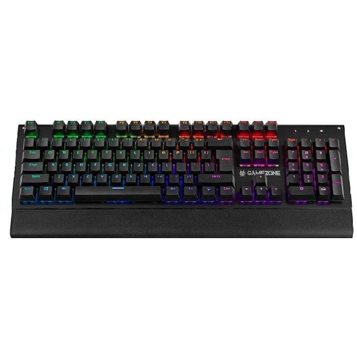 Механична клавиатура Tracer Gamezone Prisma, RGB, Черен