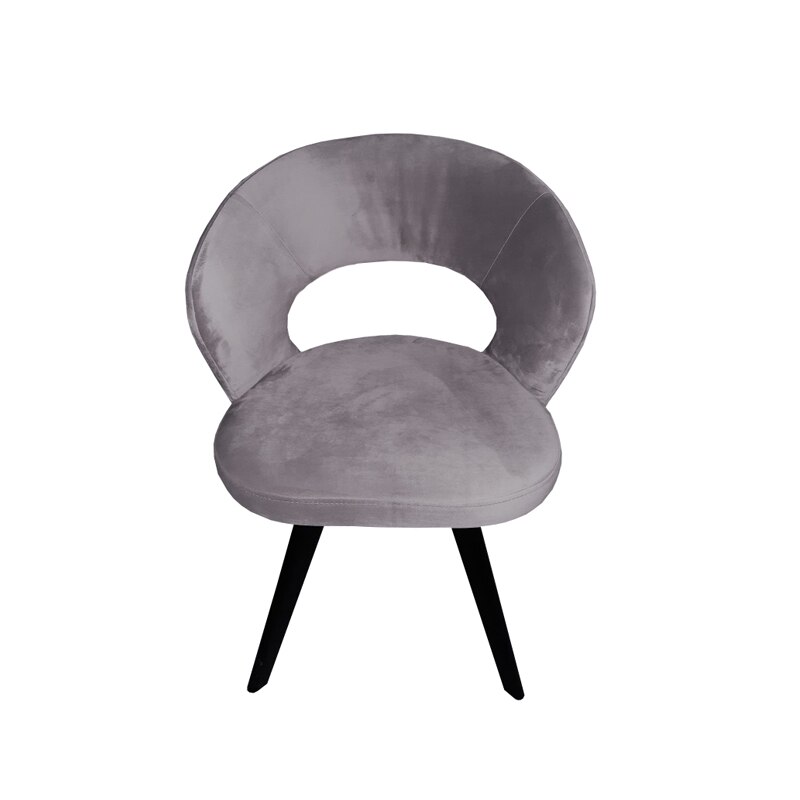 Scaun Prestige Veluto, Studio Casa, spatar si sezut din catifea, rezistent la apa, structura lemn, Nougat