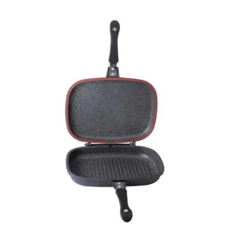 Tigaie dubla 32cm, invelis marmura, Platinum DADG32 Tigaie dubla 32cm, invelis marmura, Platinum DADG32