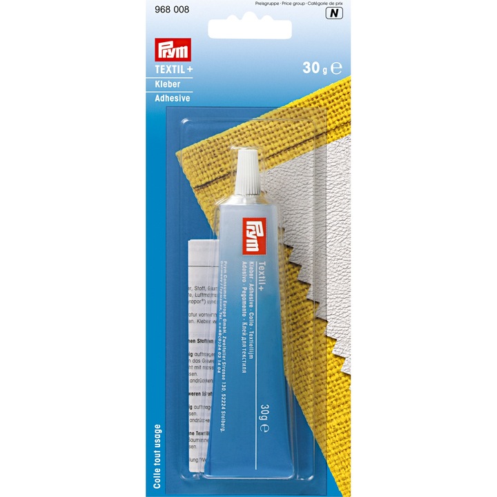 Prym textil+ ragasztó, univerzális anyagok (bőr, fa, PVC) ragasztásához, 110 gr