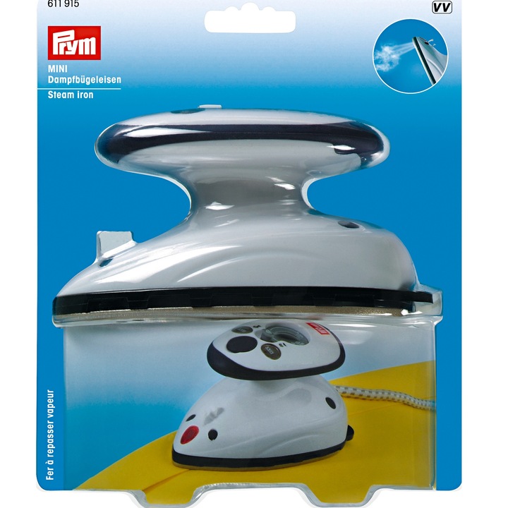Mini fier de calcat cu aburi pentru voiaj, Prym