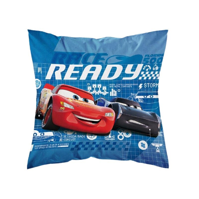 Perna, Cars, Race Ready, albastra, 40x40cm