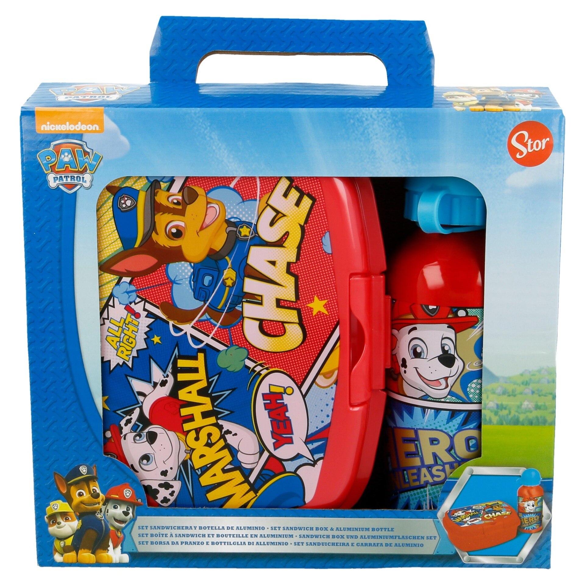 Set cutie alimente si sticla de apa Paw Patrol