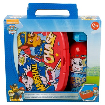 Set cutie alimente si sticla de apa Paw Patrol Set cutie alimente si sticla de apa Paw Patrol