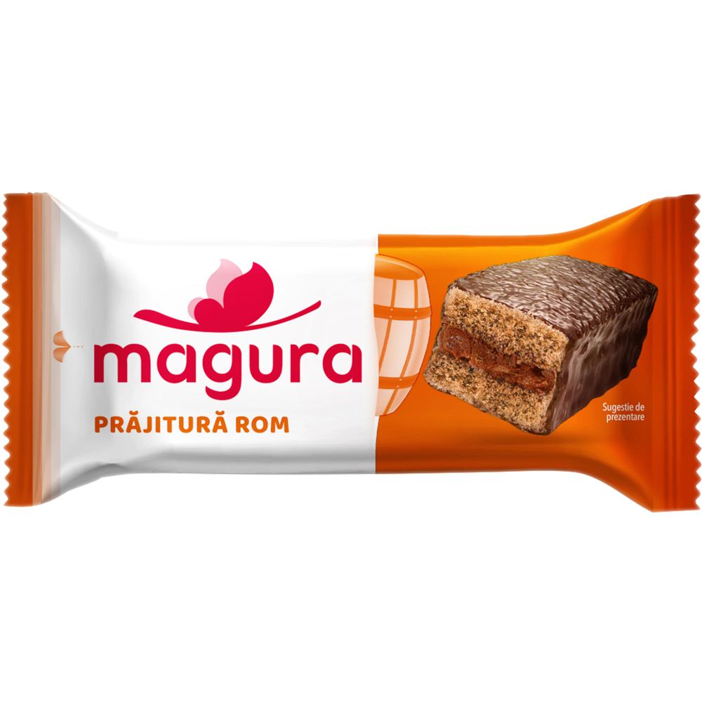 Prajitura cu Crema de Rom Magura, 35 g, 24 Buc/Set