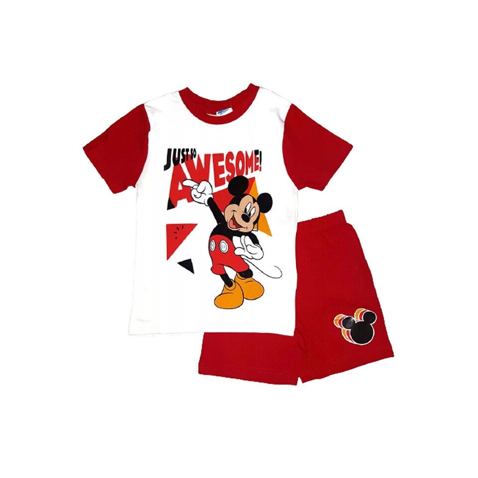 Pijama, maneca scurta, Mickey, Just so awesome, rosie 110 cm