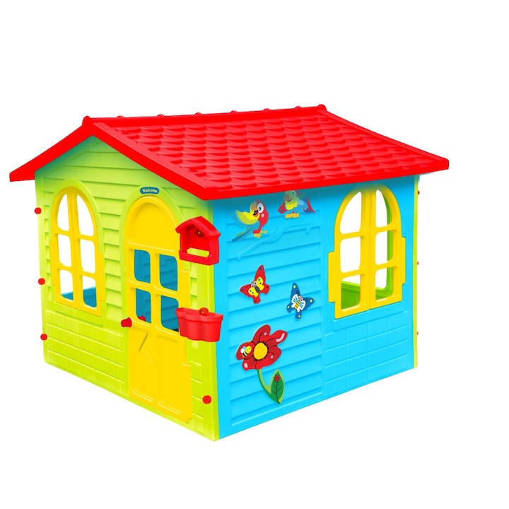 Детска къща Mochtoys , с дъска за рисуване, 1 година +