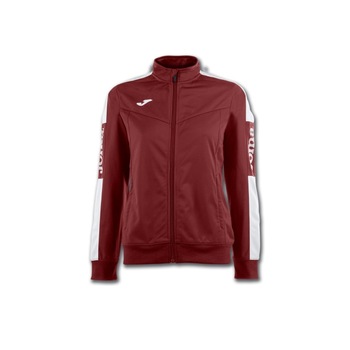 Bluza de trening cu fermoar pentru femei Championship IV, Joma, burgundy, L INTL Bluza de trening cu fermoar pentru femei Championship IV, Joma, burgundy, L INTL