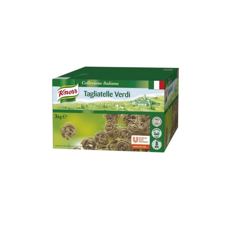 Tészta Tagliatelle Verdi Knorr, 3 kg