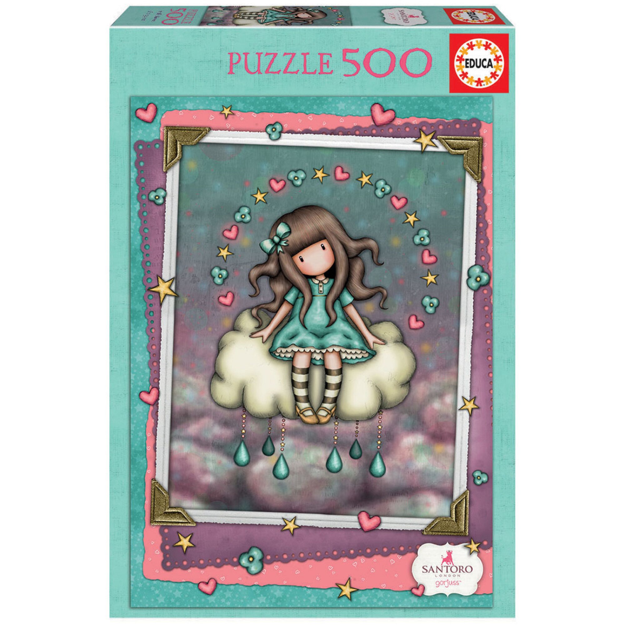 Puzzle 500 piese - Ploi scurte de aprilie, Carton