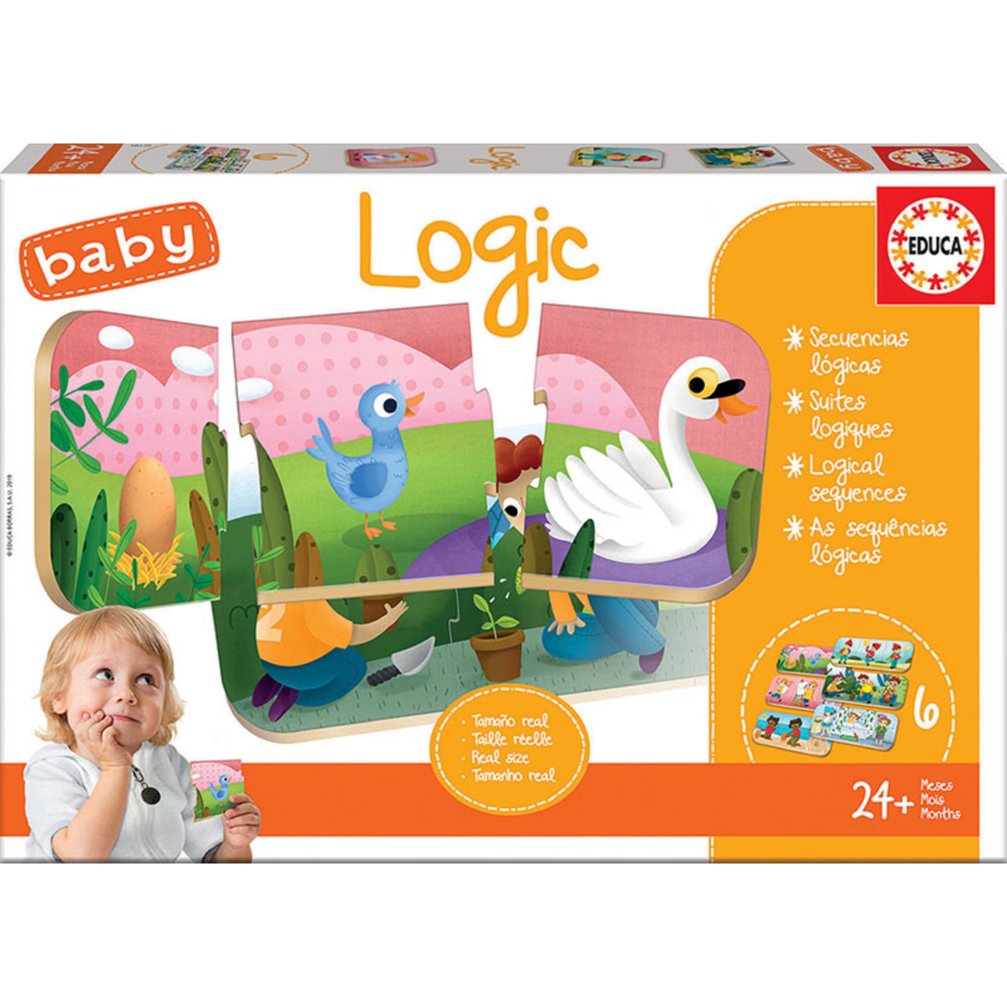 Puzzle - Juego Baby Logic, Carton