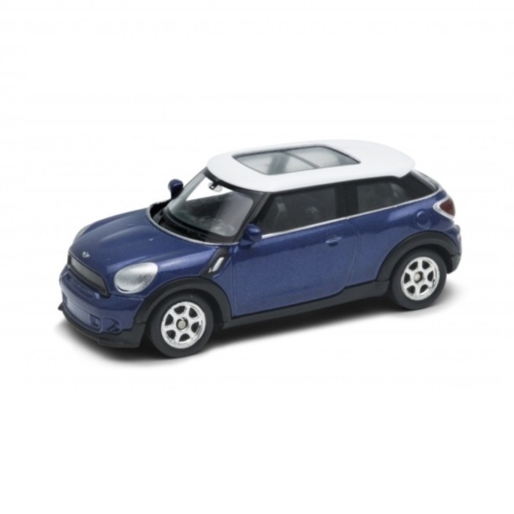Количка WELLY NEX, Mini Cooper, Paceman, Колекционерска, метален модел, мащаб 1:64, Син