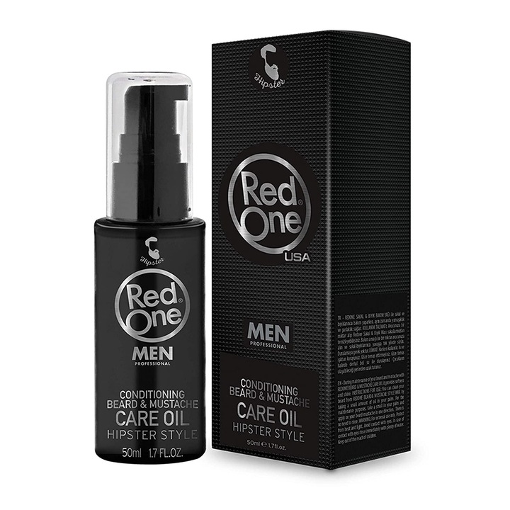 Масло за брада Red One, Кератин, 50 мл