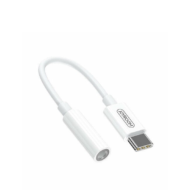 Adaptor joyroom audio, type c, white