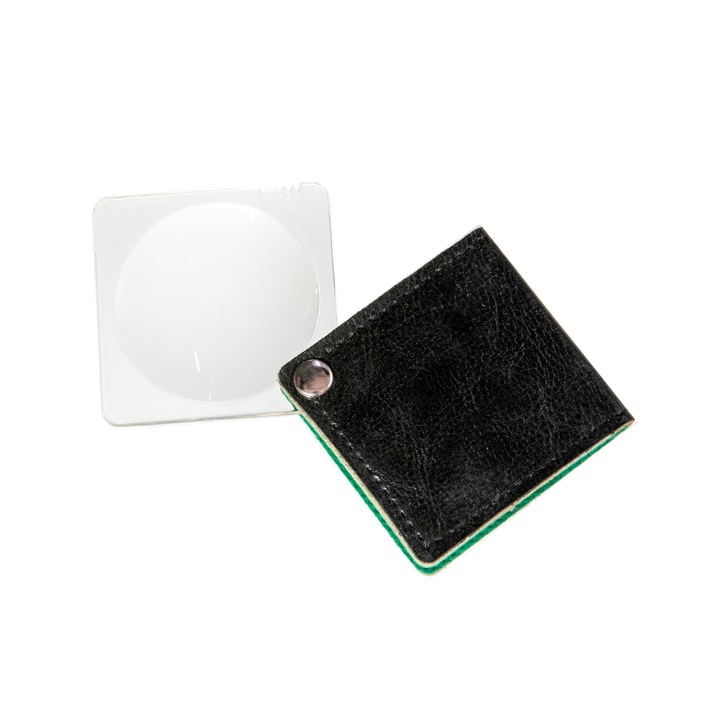 Lupa pliabila Kina, Marire de 5x, 45 mm, Plastic, Negru