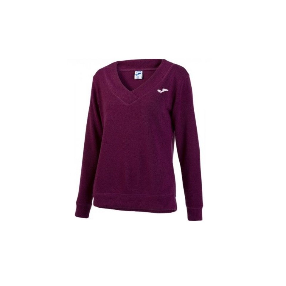 Hanorac cu guler in V, Joma, burgundy, M INTL