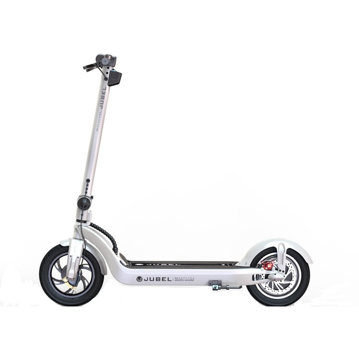 Trotineta electrica Mercane Jubel, putere 800W, Baterie 15 A, Autonomie 60 km, doua sisteme franare, roti de 12 inch