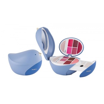 Paleta machiaj Birds 3 (bleu) pentru ochi si buze, Pupa, 5.6g Paleta machiaj Birds 3 (bleu) pentru ochi si buze, Pupa, 5.6g