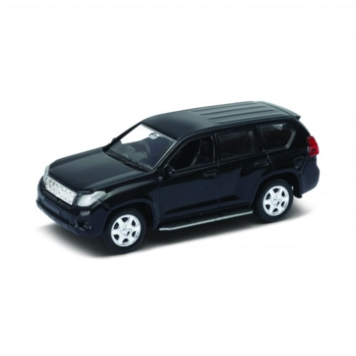 Masinuta, WELLY, Toyota Land Cruiser, 1:64, Negru
