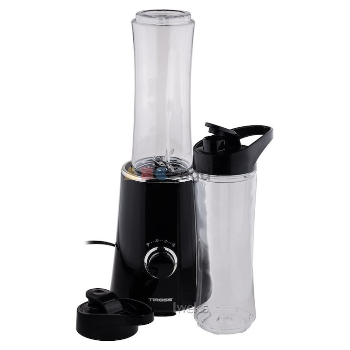 Blender SOKANY 4 in 1, Procesor alimentar multifunctional, 2 viteze reglabile, bat de amestecare din otel inoxidabil + lama din otel inoxidabil, cu caldarus de masurare, amestecator de oua, razuitor, cap detasabil al amestecatorului pentru curatare usoa