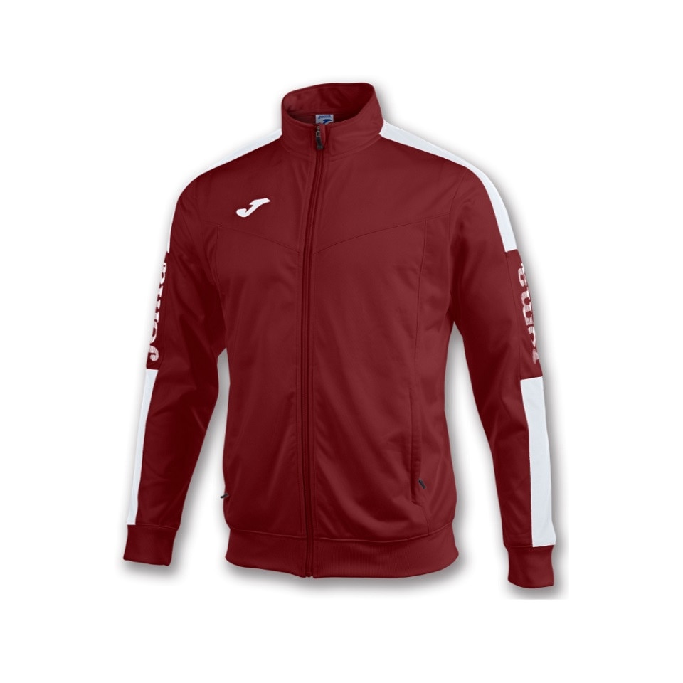 Bluza de trening cu fermoar Championship IV, Joma, Burgundy/alb