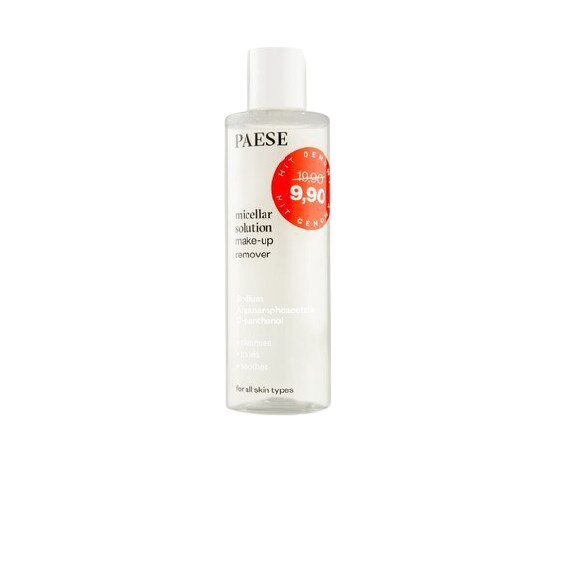 Apa micelara demachianta cu ulei de argan pentru ten sensibil Paese, 210ml