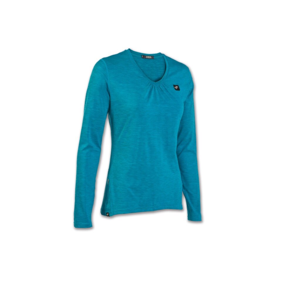 Bluza cu maneca lunga Technical Trekking L/S, Joma, turcoaz, M INTL