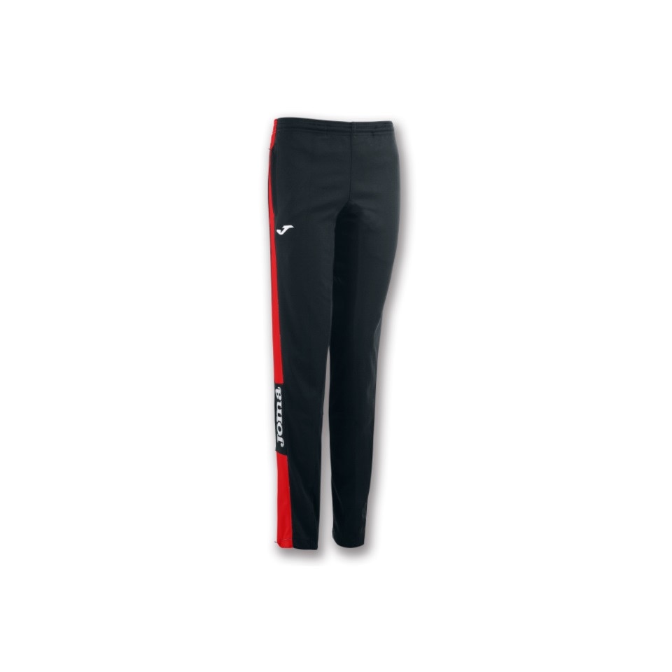 Pantaloni lungi pentru femei Championship IV, Joma, negru/rosu, S INTL