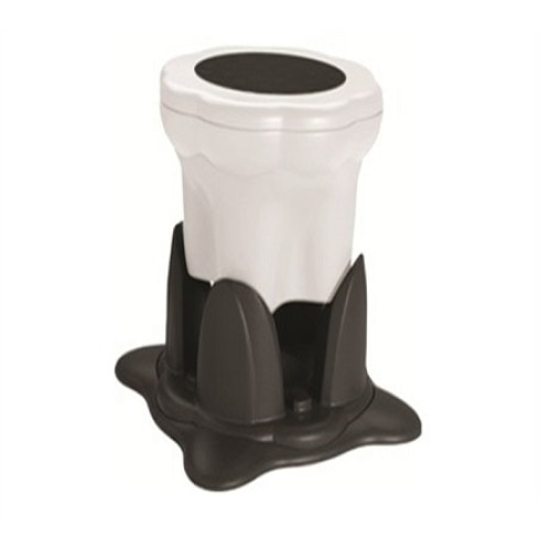 Taburet Kiddy 3in1, BabyDan, Alb & Negru