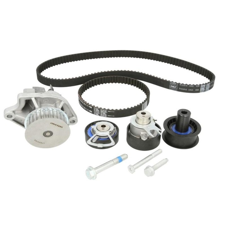 Комплект ангренажен ремък и водна помпа за Volkswagen POLO 2009-> 6R VKMC 01122