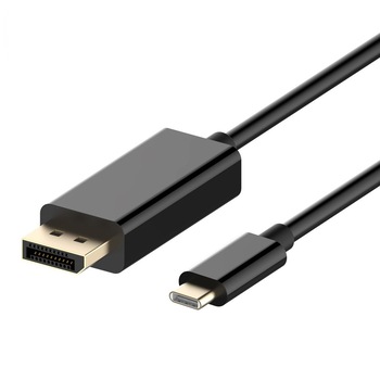 Cablu USB-C (USB3.1) tata la Displayport tata, 1,8m, rezolutie 4K (UHD) Cablu USB-C (USB3.1) tata la Displayport tata, 1,8m, rezolutie 4K (UHD)