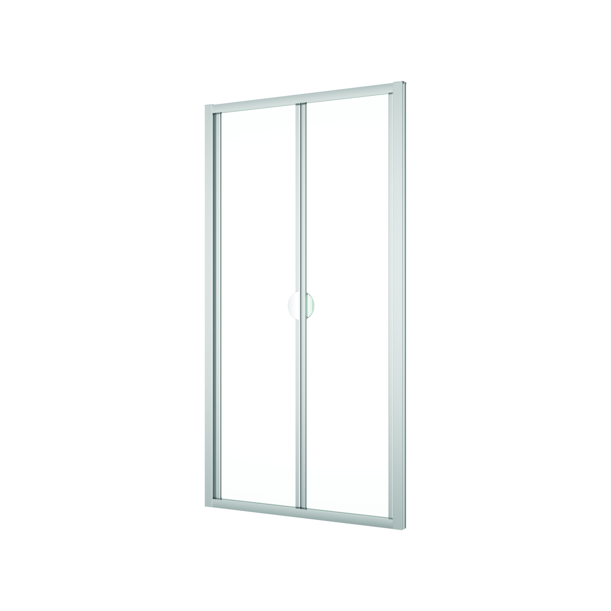 Usa de nisa pliabila culisanta, SanSwiss, Ocelia OCEK, din doua piese, 80cm