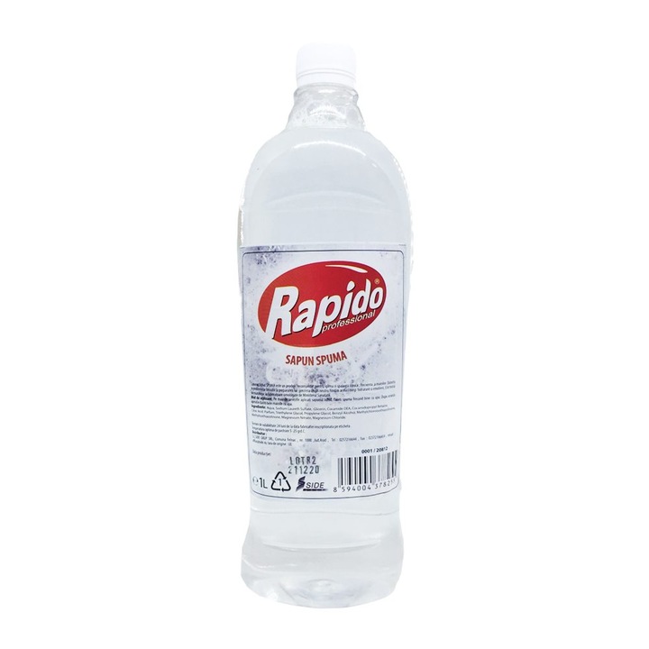 Професионален пенлив течен сапун Rapido, 1л