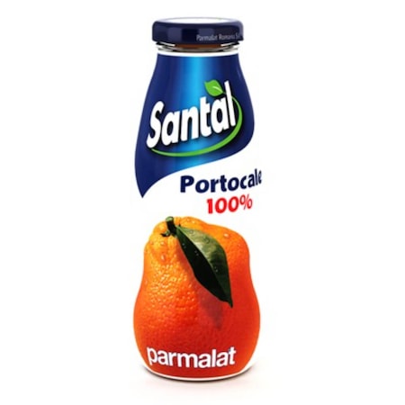 Стек натурален сок Santal, Портокал, 200 мл, 100% плодово съдържание ...