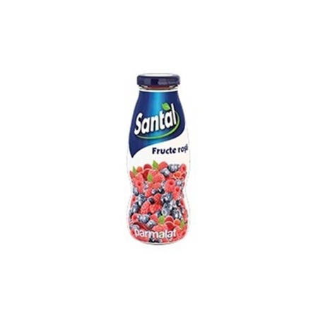Стек натурален сок Santal, Горски плод, 200 мл, 30% плодово съдържание ...