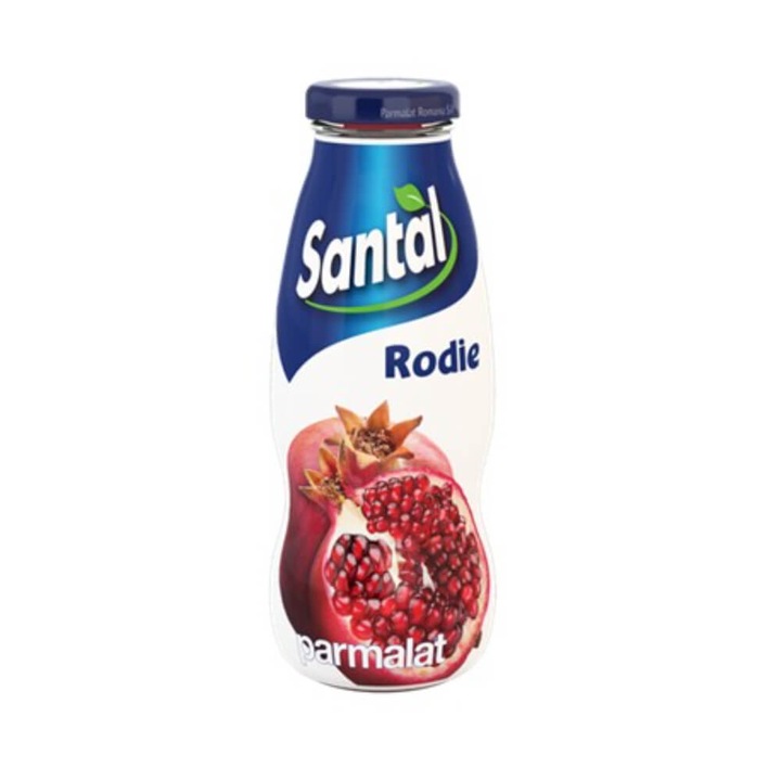 Стек натурален сок Santal, Нар, 200 мл, 15% плодово съдържание, 12 броя