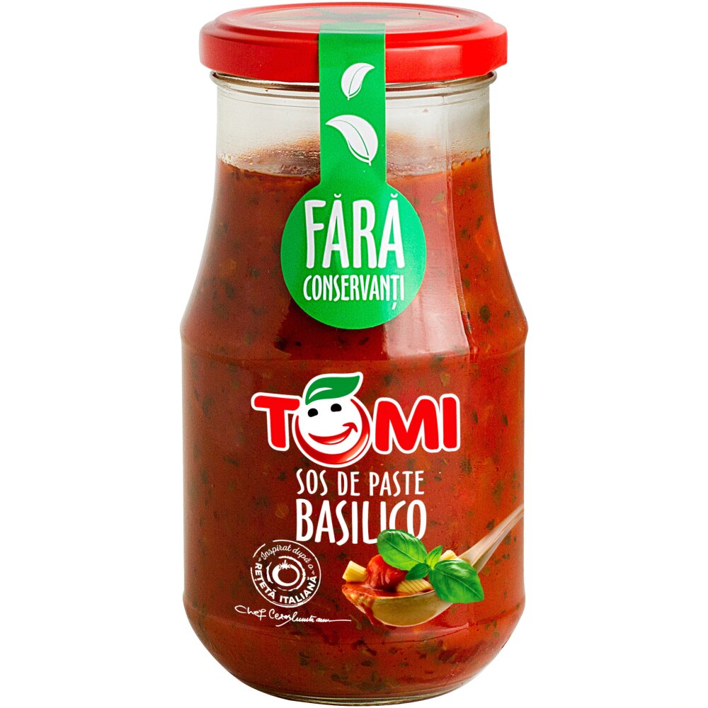 Sos de Paste Basilico, Tomi, 400 g
