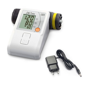 Pachet tensiometru electronic de brat Little Doctor LD3 cu adaptor priza Pachet tensiometru electronic de brat Little Doctor LD3 cu adaptor priza